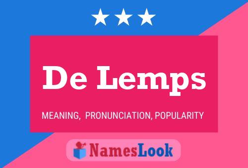 Poster del nome De Lemps