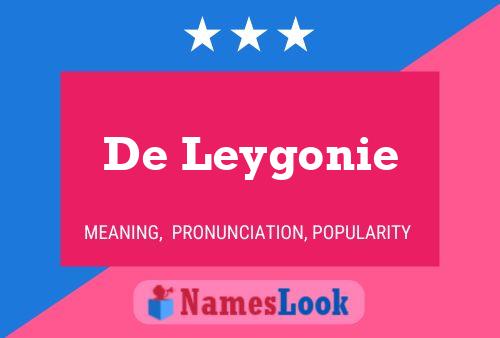 Poster del nome De Leygonie