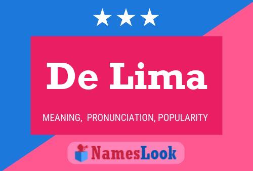 Poster del nome De Lima