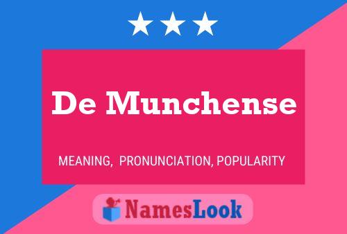 Poster del nome De Munchense