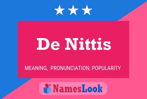 Poster del nome De Nittis