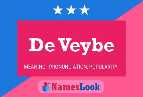 Poster del nome De Veybe