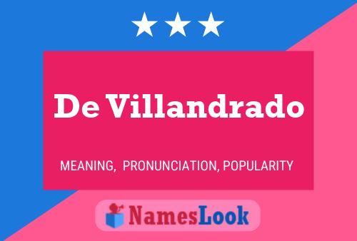 Poster del nome De Villandrado