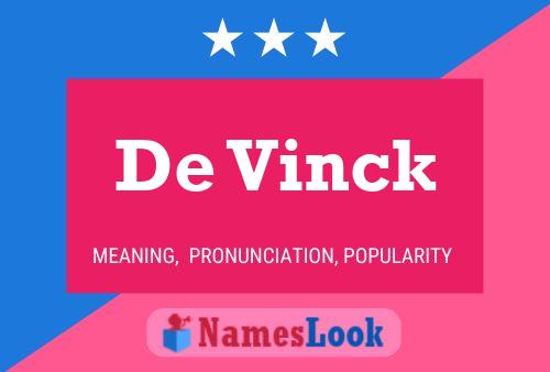 Poster del nome De Vinck