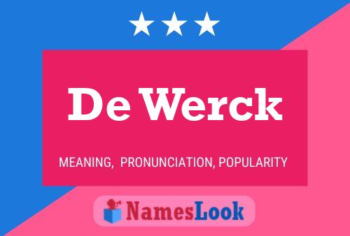 Poster del nome De Werck