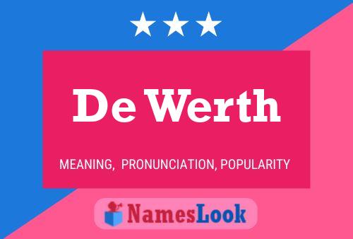 Poster del nome De Werth