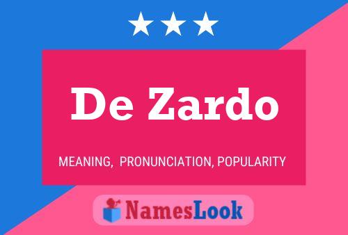 Poster del nome De Zardo