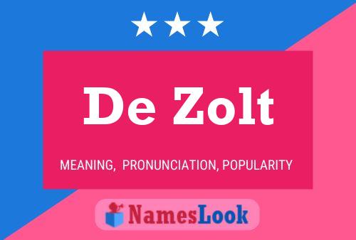 Poster del nome De Zolt