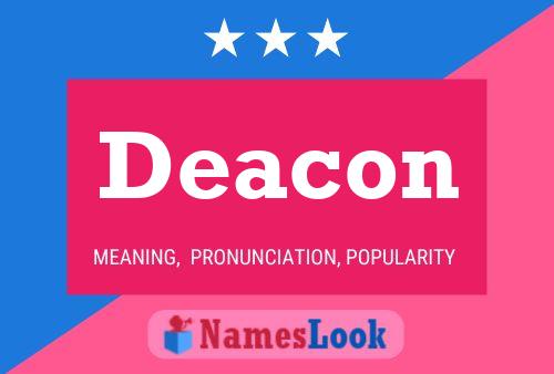 Poster del nome Deacon