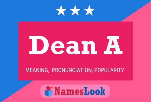 Poster del nome Dean A