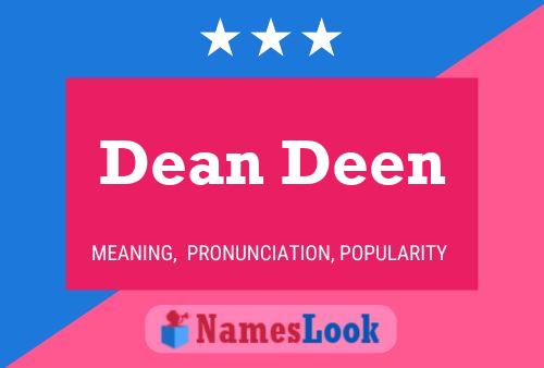 Poster del nome Dean Deen