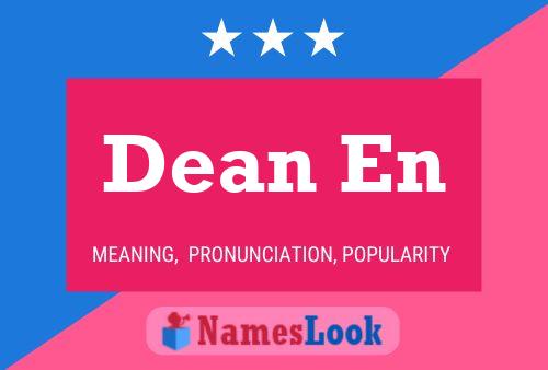 Poster del nome Dean En