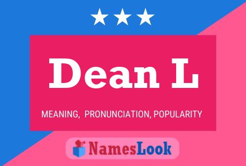 Poster del nome Dean L