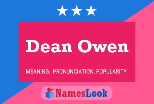 Poster del nome Dean Owen