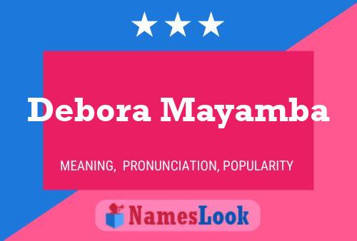 Poster del nome Debora Mayamba