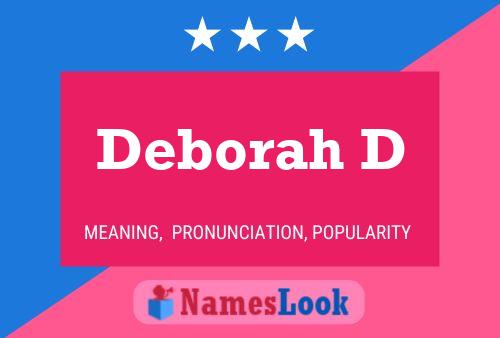 Poster del nome Deborah D