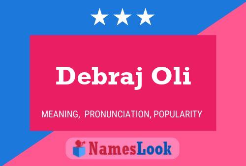 Poster del nome Debraj Oli