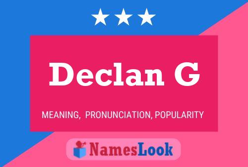 Poster del nome Declan G