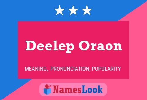 Poster del nome Deelep Oraon