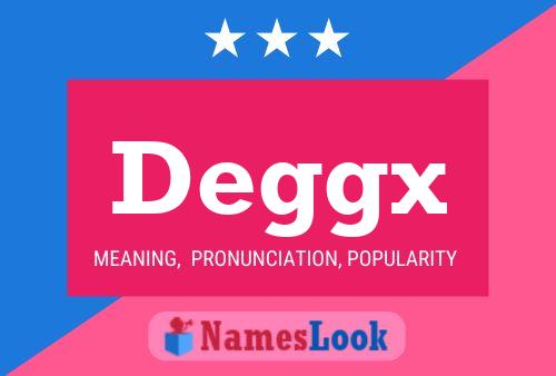 Poster del nome Deggx