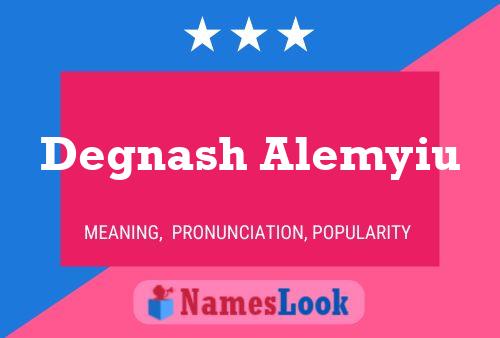 Poster del nome Degnash Alemyiu