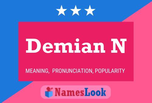 Poster del nome Demian N