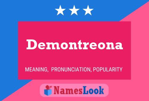 Poster del nome Demontreona