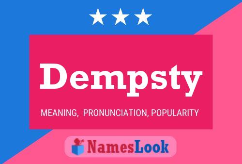 Poster del nome Dempsty