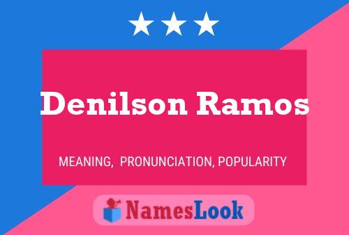 Poster del nome Denilson Ramos