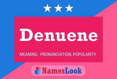 Poster del nome Denuene