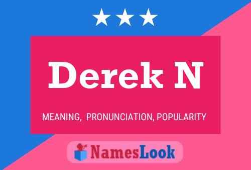 Poster del nome Derek N