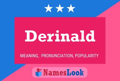 Poster del nome Derinald