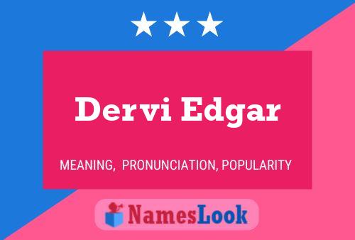 Poster del nome Dervi Edgar