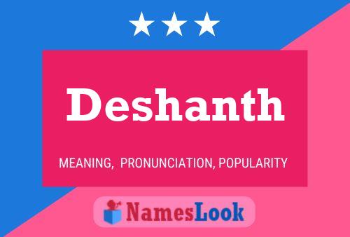 Poster del nome Deshanth