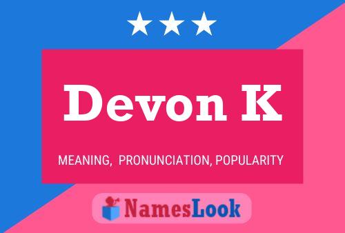 Poster del nome Devon K