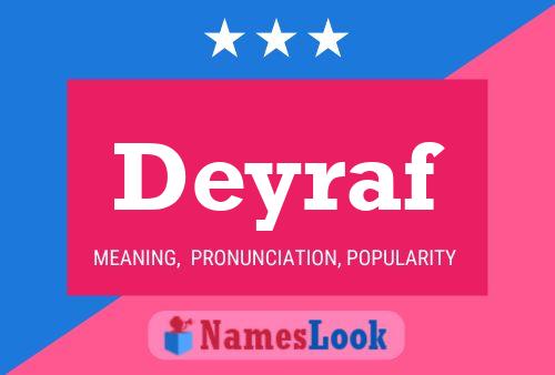 Poster del nome Deyraf