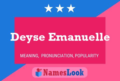 Poster del nome Deyse Emanuelle