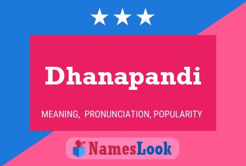 Poster del nome Dhanapandi