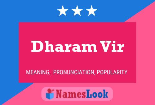 Poster del nome Dharam Vir