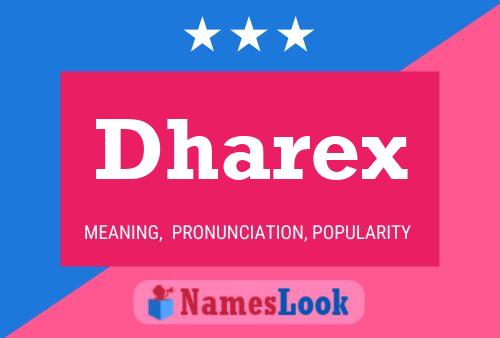 Poster del nome Dharex