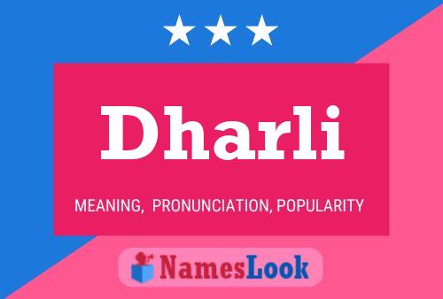 Poster del nome Dharli