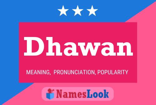 Poster del nome Dhawan