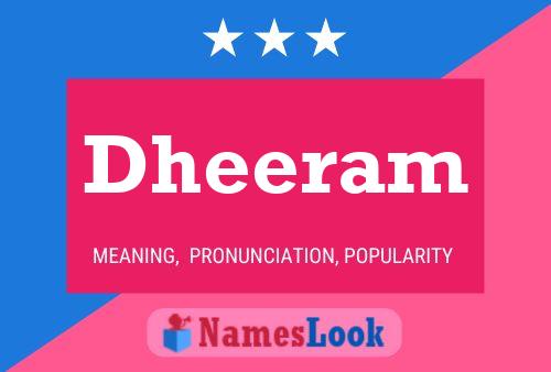 Poster del nome Dheeram