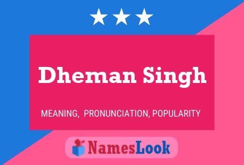 Poster del nome Dheman Singh