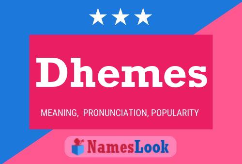 Poster del nome Dhemes