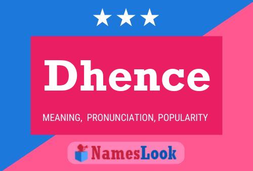 Poster del nome Dhence