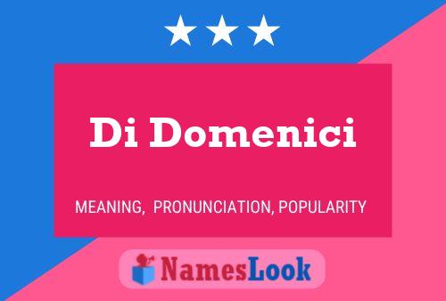 Poster del nome Di Domenici