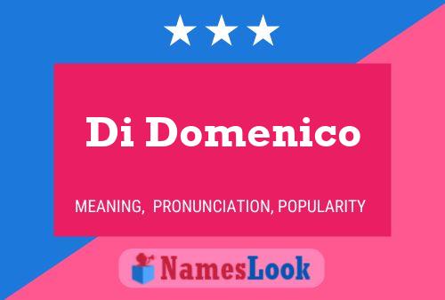 Poster del nome Di Domenico