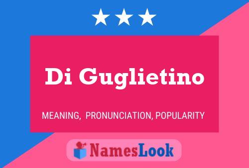 Poster del nome Di Guglietino