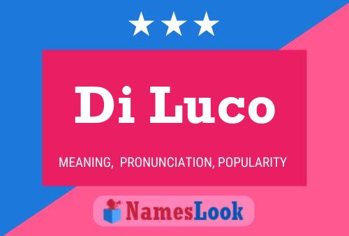 Poster del nome Di Luco